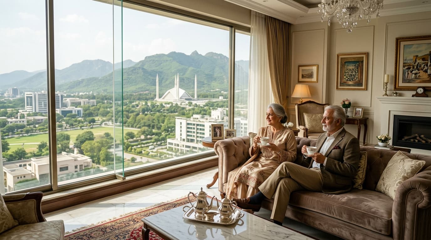 Why High-Net-Worth Retirees are Abandoning 4-Kanal Houses for Luxury Apartments in Islamabad